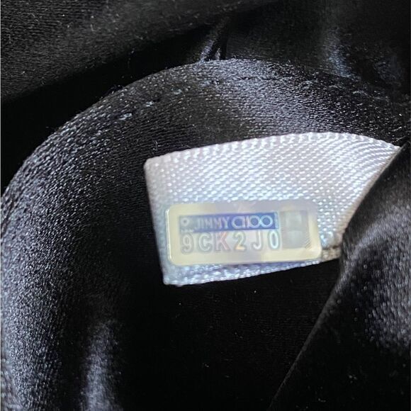 Jimmy Choo Titania Crystal Satin Clutch - Picture 9 of 12